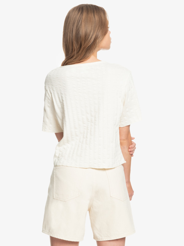Wild Westland - Organic Short Sleeve Top for Women EQWKT03089