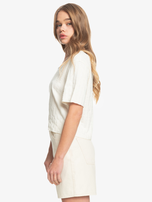 Wild Westland - Organic Short Sleeve Top for Women EQWKT03089