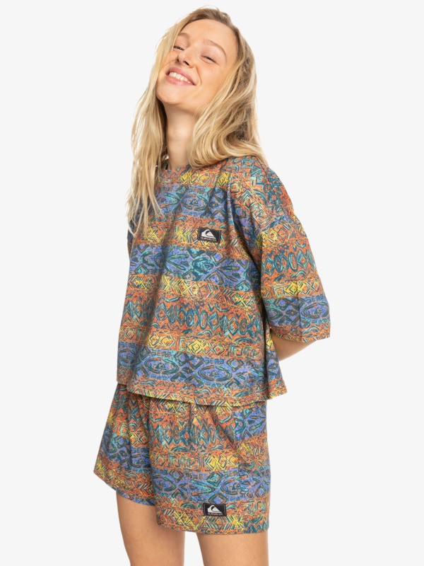 Wave Vibes - Short Sleeve T-Shirt for Women  EQWKT03138