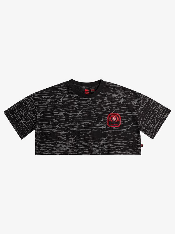 Quiksilver x Stranger Things Upside Down - Cropped T-Shirt for Women  EQWKT03187