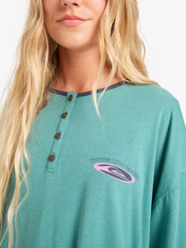 Henley - Long Sleeve Body for Women  EQWKT03199