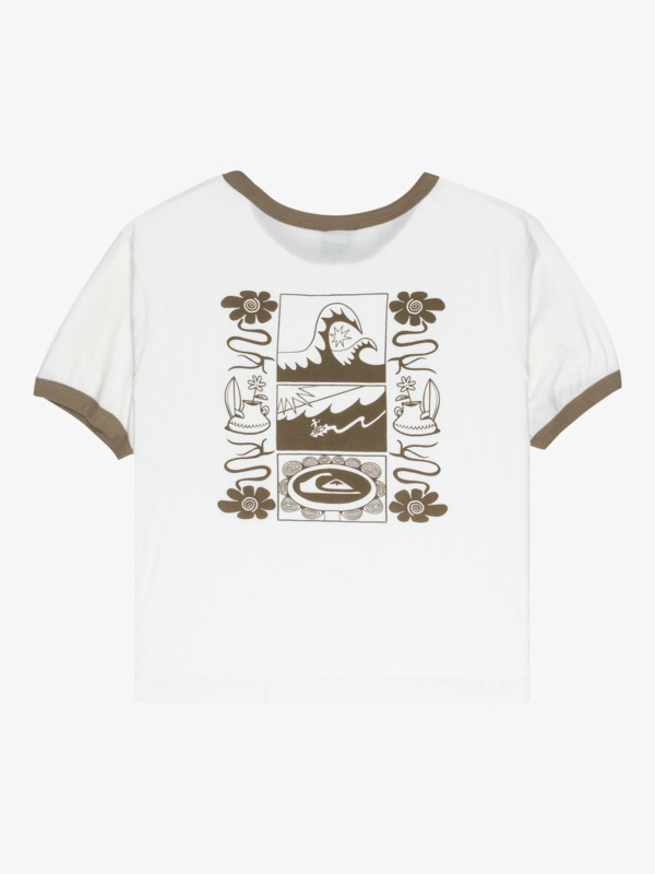 Ringer Screen - Short Sleeve T-Shirt for Women  EQWKT03204