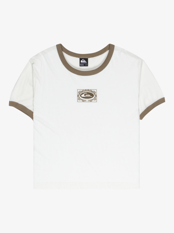 Ringer Screen - Short Sleeve T-Shirt for Women  EQWKT03204