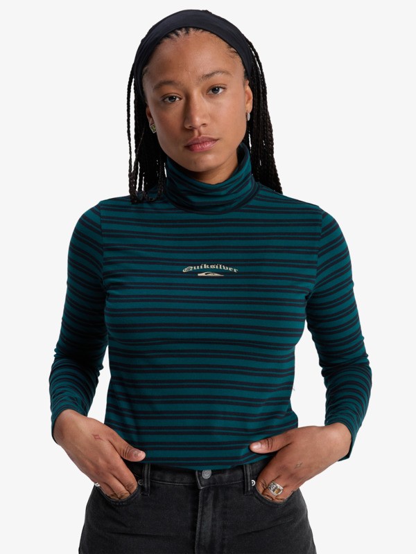 Mercury Turtle - Long Sleeve T-Shirt for Women  EQWKT03206