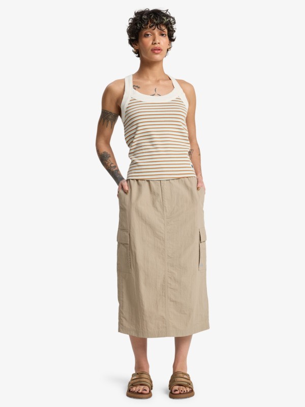 Riza Striped - Vest Top for Women  EQWKT03211