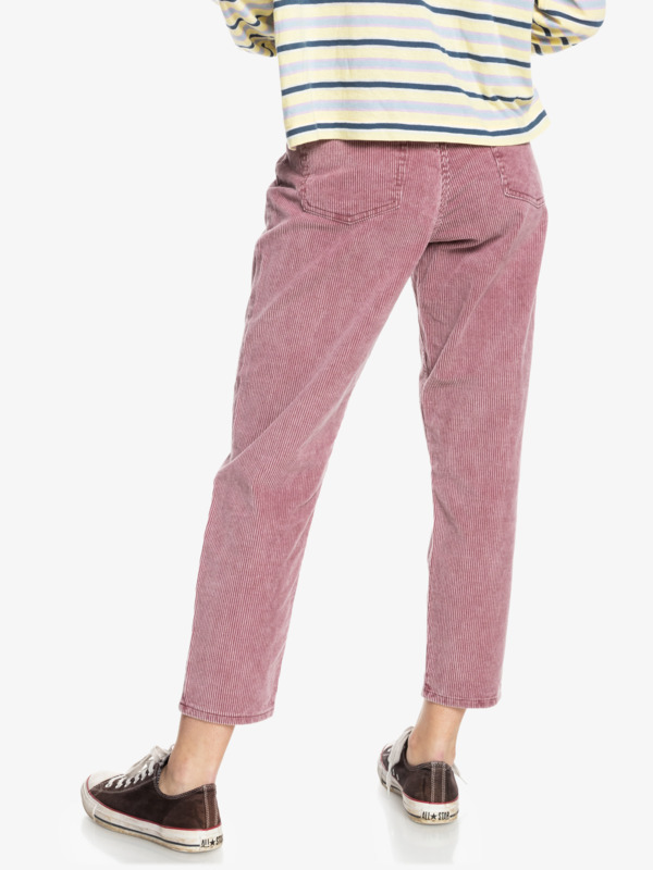 Timeless Classic - Mum Fit Corduroy Trousers for Women  EQWNP03034