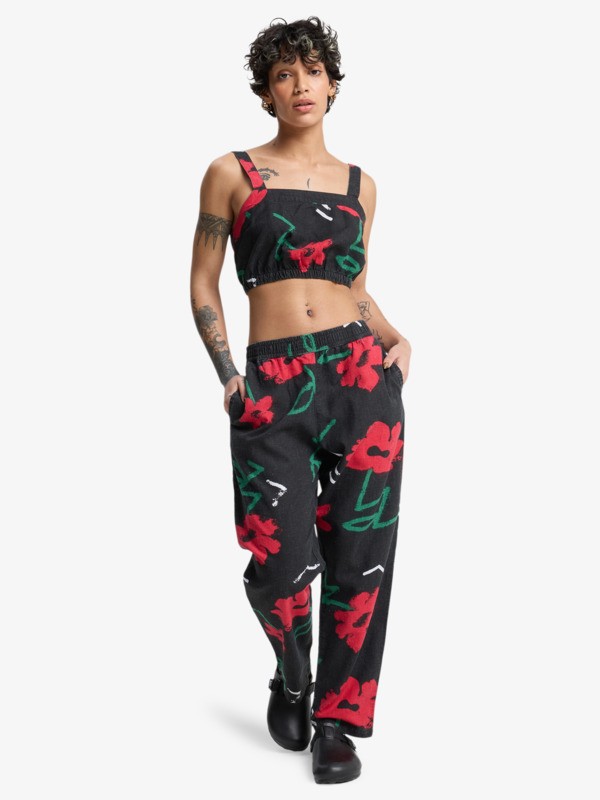 Lomas Hemp - Elasticated Trousers for Women  EQWNP03068