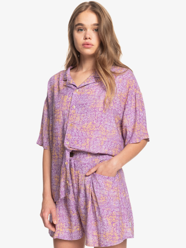Tribal Session - Fluid Shorts for Women  EQWNS03034