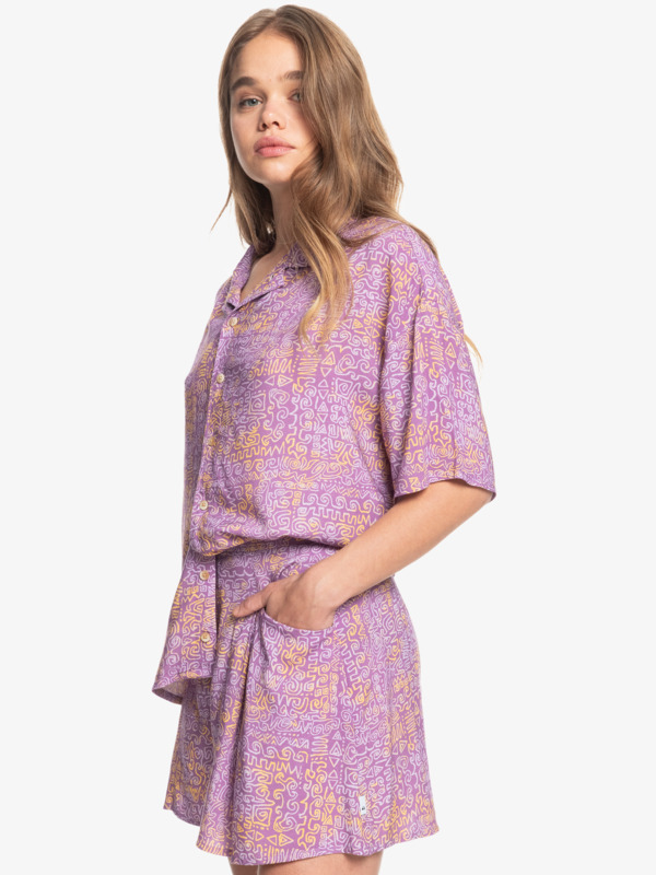 Tribal Session - Fluid Shorts for Women  EQWNS03034