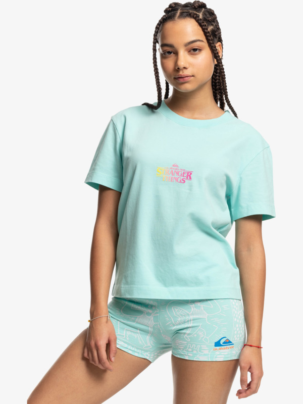 Quiksilver x Stranger Things Lenora - Mini Bike Shorts for Women  EQWNS03082