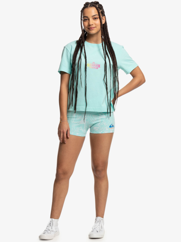 Quiksilver x Stranger Things Lenora - Mini Bike Shorts for Women  EQWNS03082