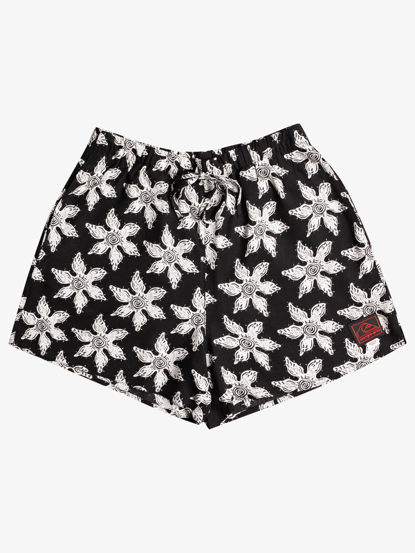 Quiksilver x Stranger Things Upside Down - Viscose Shorts for Women  EQWNS03083