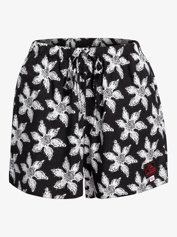 Quiksilver x Stranger Things Upside Down - Viscose Shorts for Women  EQWNS03083