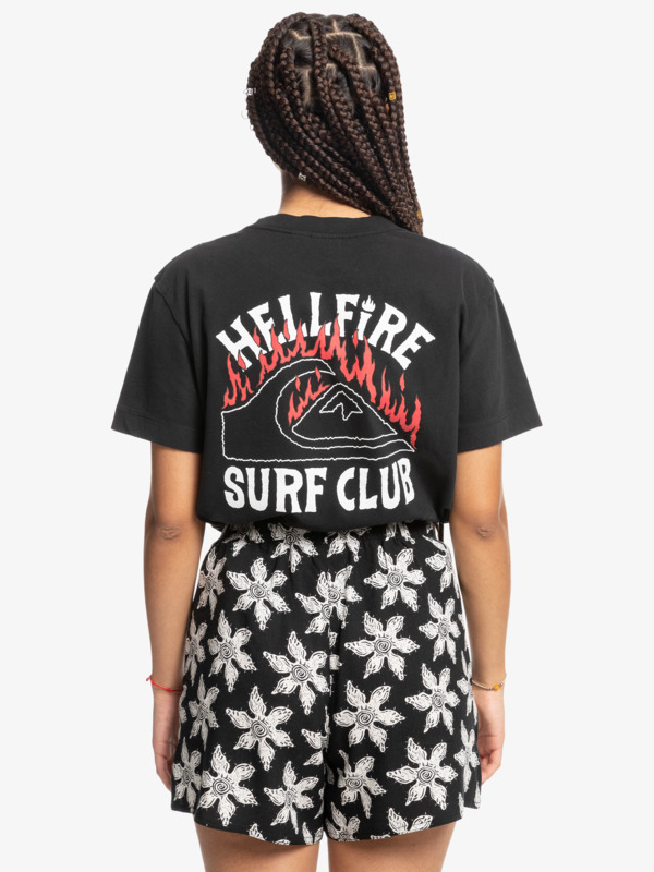 Quiksilver x Stranger Things Upside Down - Viscose Shorts for Women  EQWNS03083