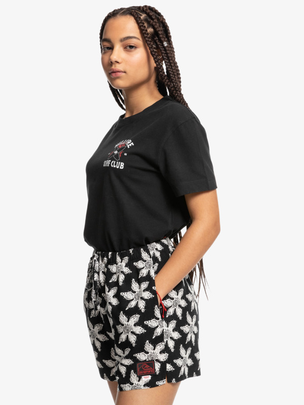 Quiksilver x Stranger Things Upside Down - Viscose Shorts for Women  EQWNS03083