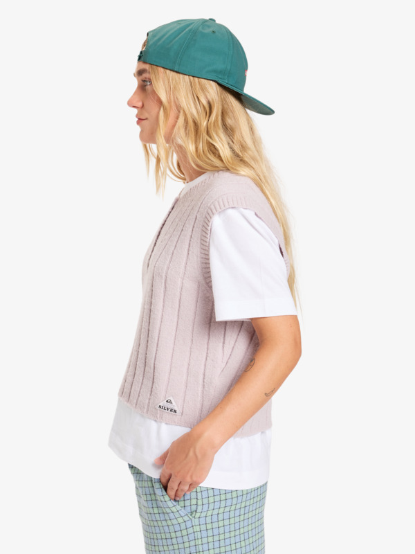 Parit Tank - Crew Neck Knitted Vest for Women  EQWSW03027