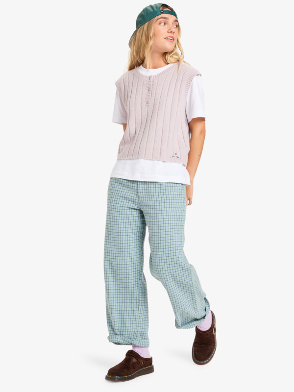 Parit Tank - Crew Neck Knitted Vest for Women  EQWSW03027