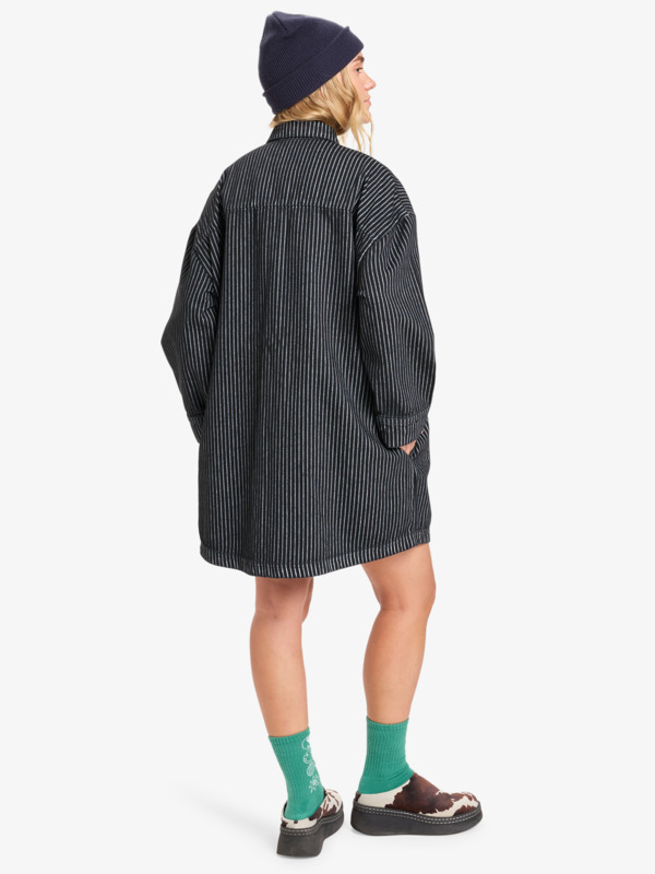 Iced Age Woven - Long Sleeve Mini Dress for Women  EQWWD03120