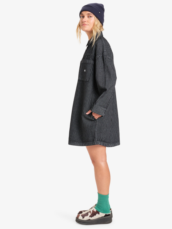 Iced Age Woven - Long Sleeve Mini Dress for Women  EQWWD03120