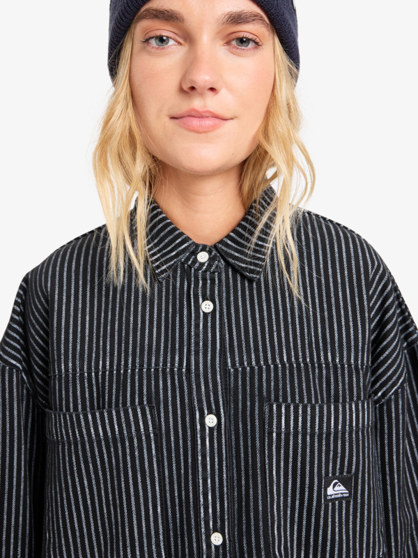 Iced Age Woven - Long Sleeve Mini Dress for Women  EQWWD03120