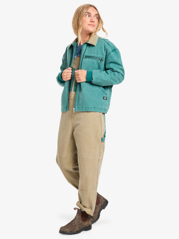 Sand - Relaxed Dungarees for Women  EQWWD03121