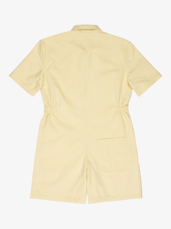 Craig - Twill Collared Playsuit for Women  EQWWD03126