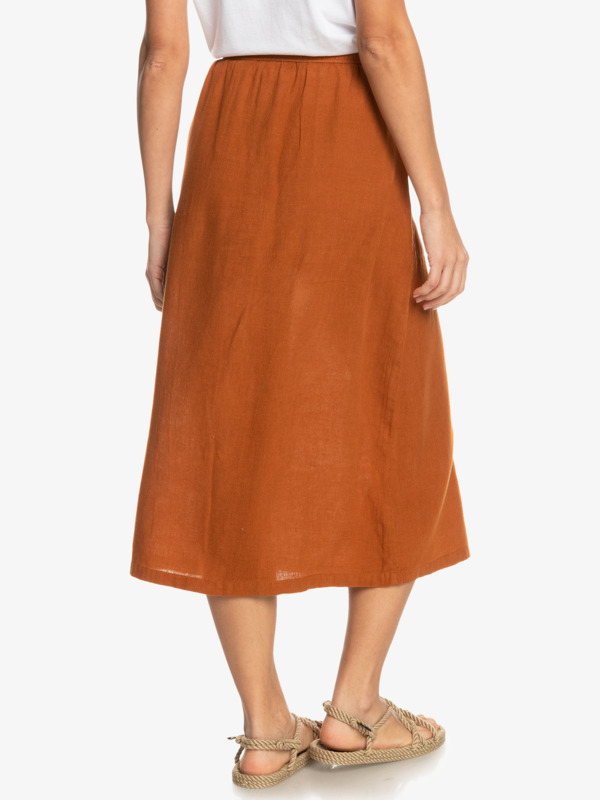 Button Up - Midi Skirt for Women EQWWK03004