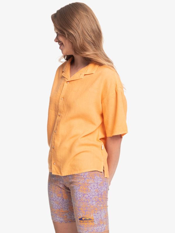 Surf Camp - Boxy Camp Shirt for Women  EQWWT03052