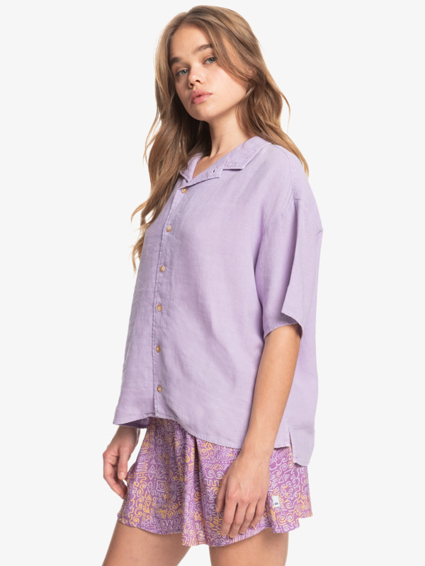 Surf Camp - Boxy Camp Shirt for Women  EQWWT03052