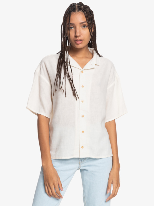 Surf Camp - Boxy Camp Shirt for Women EQWWT03052