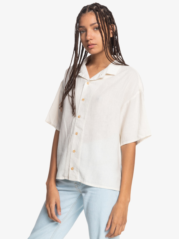 Surf Camp - Boxy Camp Shirt for Women EQWWT03052