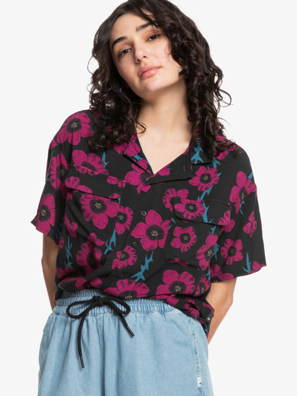 Quiksilver Womens Destination Trip - Short Sleeve Shirt for Women EQWWT03072