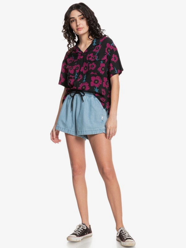 Quiksilver Womens Destination Trip - Short Sleeve Shirt for Women EQWWT03072