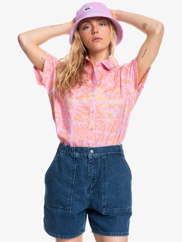 Sundaze Trip - Short Sleeve Shirt for Women EQWWT03101