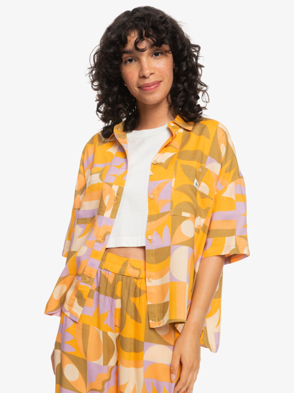 Seventies Soul - Short Sleeve Shirt for Women EQWWT03121
