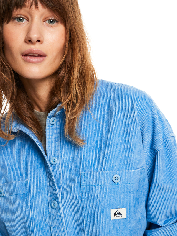 Cool In Cord - Long Sleeve Corduroy Shirt for Women EQWWT03125