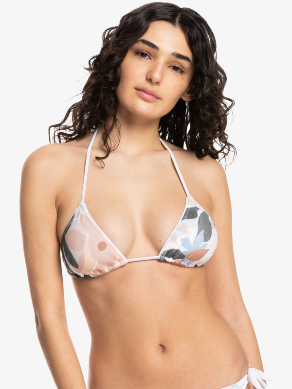 Quiksilver Womens Classic - Recycled Tri Bikini Top for Women EQWX303024