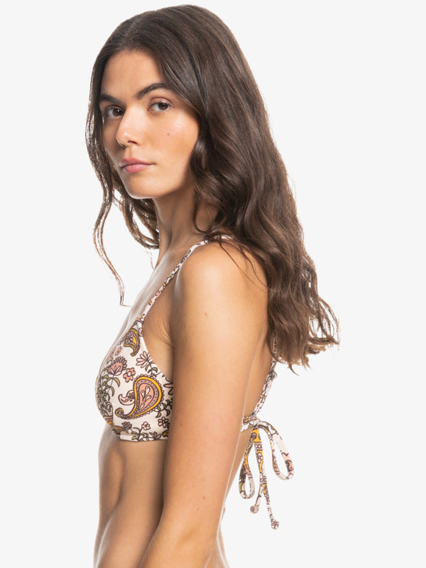 Classic AOP Terry - Trilette Bikini Top for Women  EQWX303051