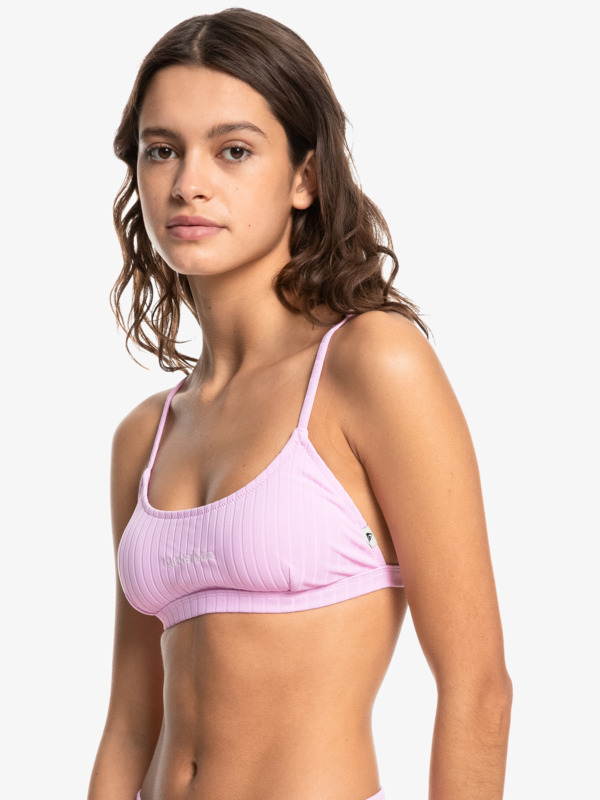 Logo - Scoop Bralette Bikini Top for Women  EQWX303056