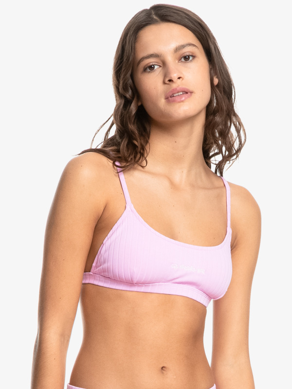 Logo - Scoop Bralette Bikini Top for Women  EQWX303056