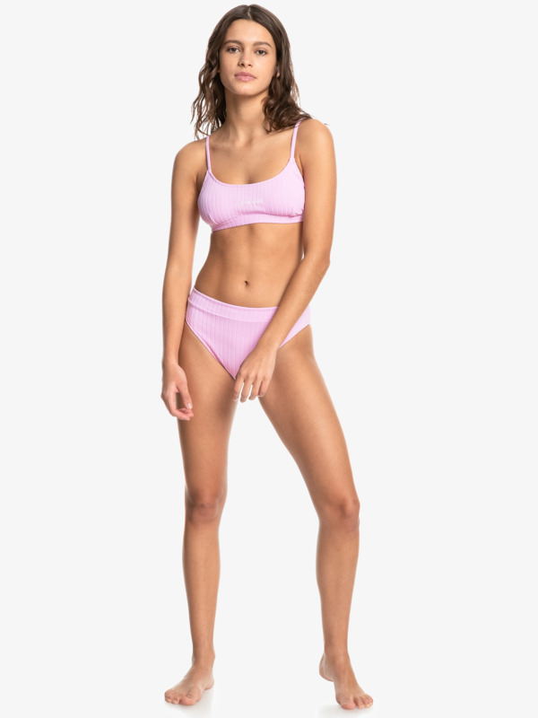 Logo - Scoop Bralette Bikini Top for Women  EQWX303056