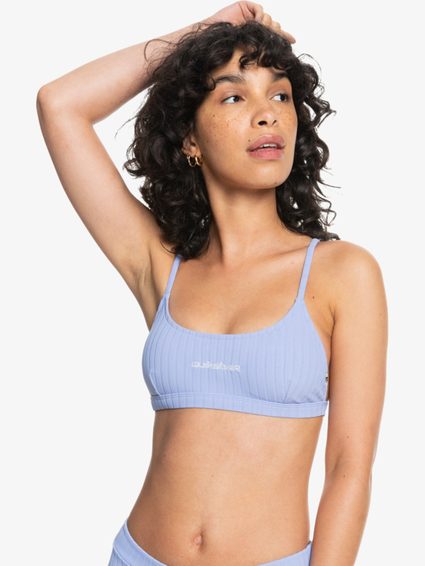 Logo - Scoop Bralette Bikini Top for Women  EQWX303056