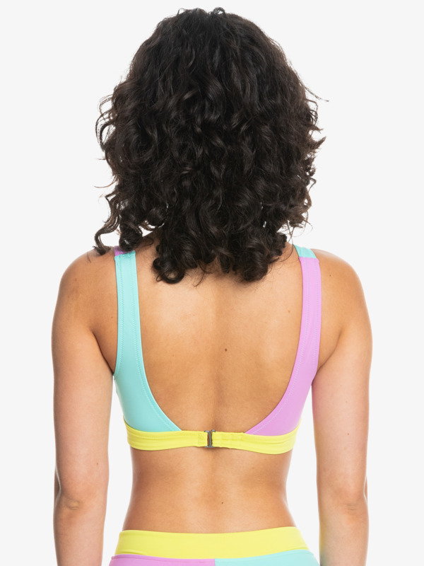 Color Block - Bandeau Bikini Top for Women EQWX303083