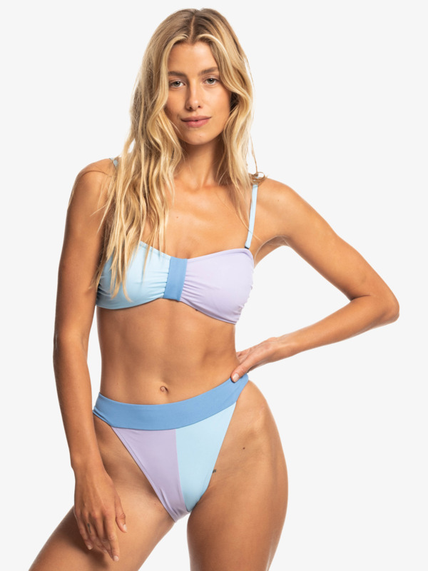 Quiksilver x Stranger Things Lenora - High Cut Bikini Bottoms for Women  EQWX403119