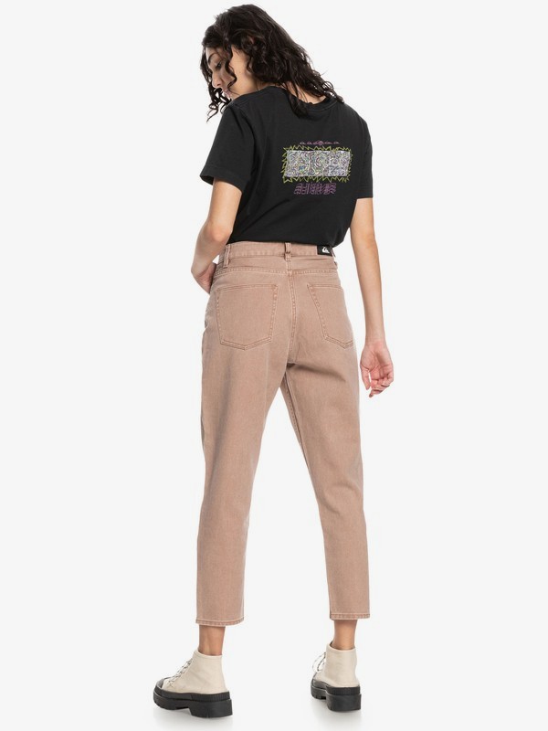 Quiksilver Womens Painted Love Crop - Organic T-Shirt for Women EQWZT03054