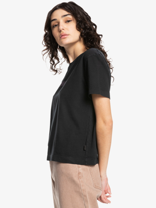 Quiksilver Womens Painted Love Crop - Organic T-Shirt for Women EQWZT03054