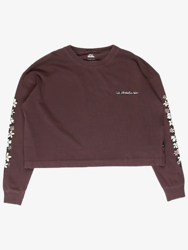 Quiksilver Womens Thorny Crop - Organic Long Sleeve T-Shirt for Women EQWZT03055