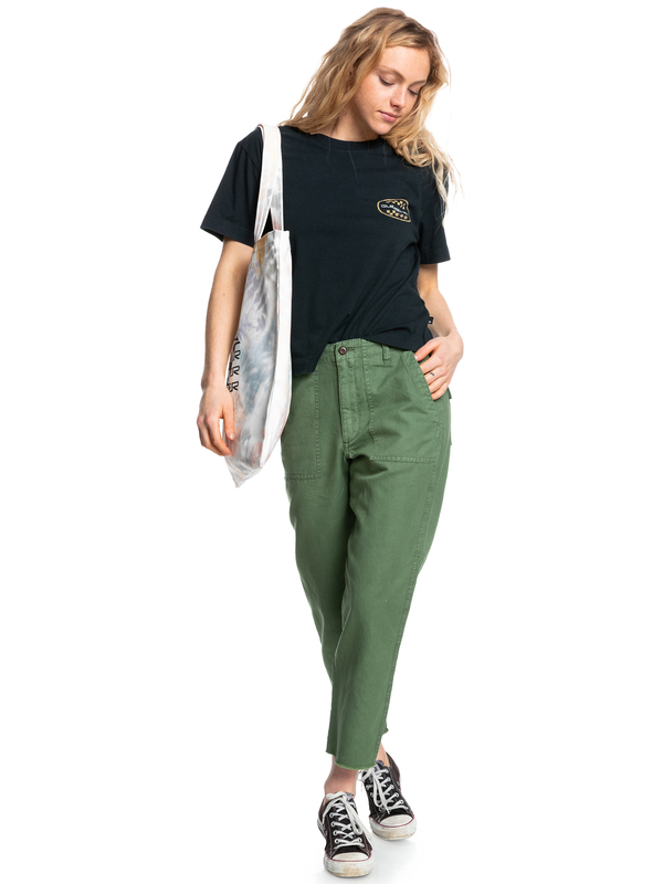 Crop - Short Sleeve T-Shirt for Women  EQWZT03082