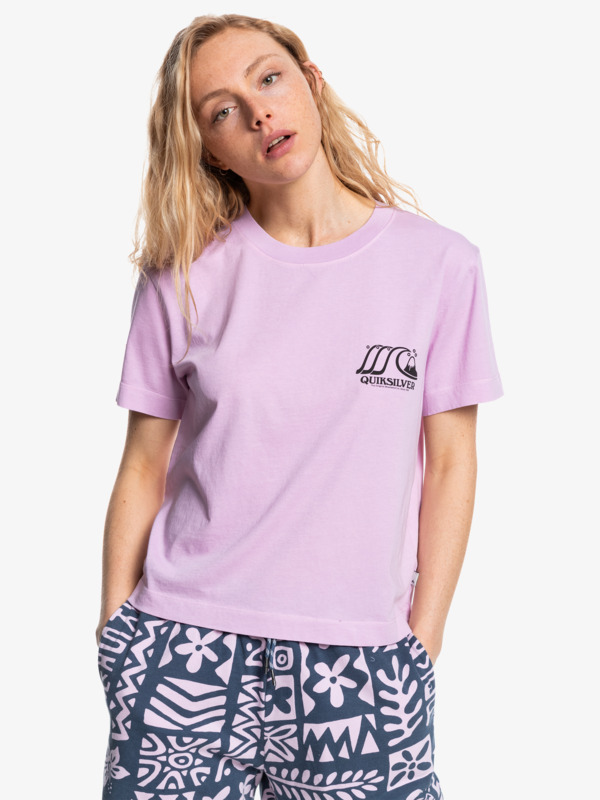 Crop - Short Sleeve T-Shirt for Women  EQWZT03082