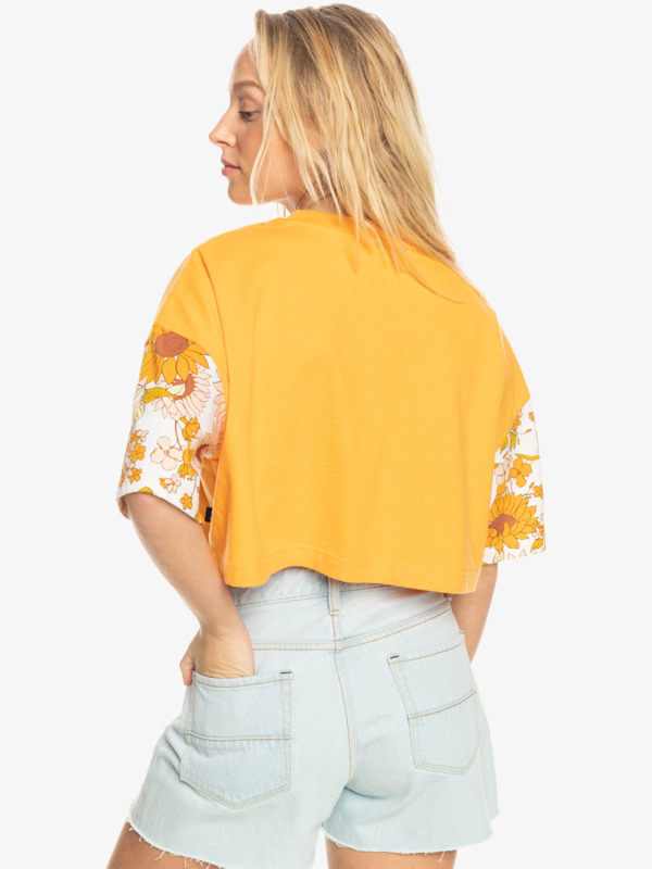 Maxi Crop Bloc - Organic T-Shirt for Women  EQWZT03092